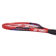 Yonex Dziecięca rakieta tenisowa VCore 7. generacji 2023 25in (9-12 lat) czerwona - naciągnięta -